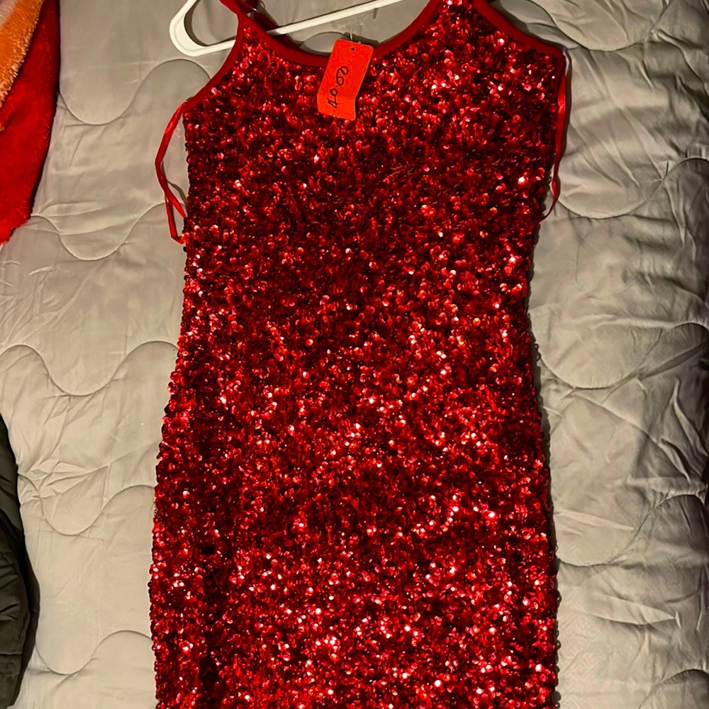 Red dress
